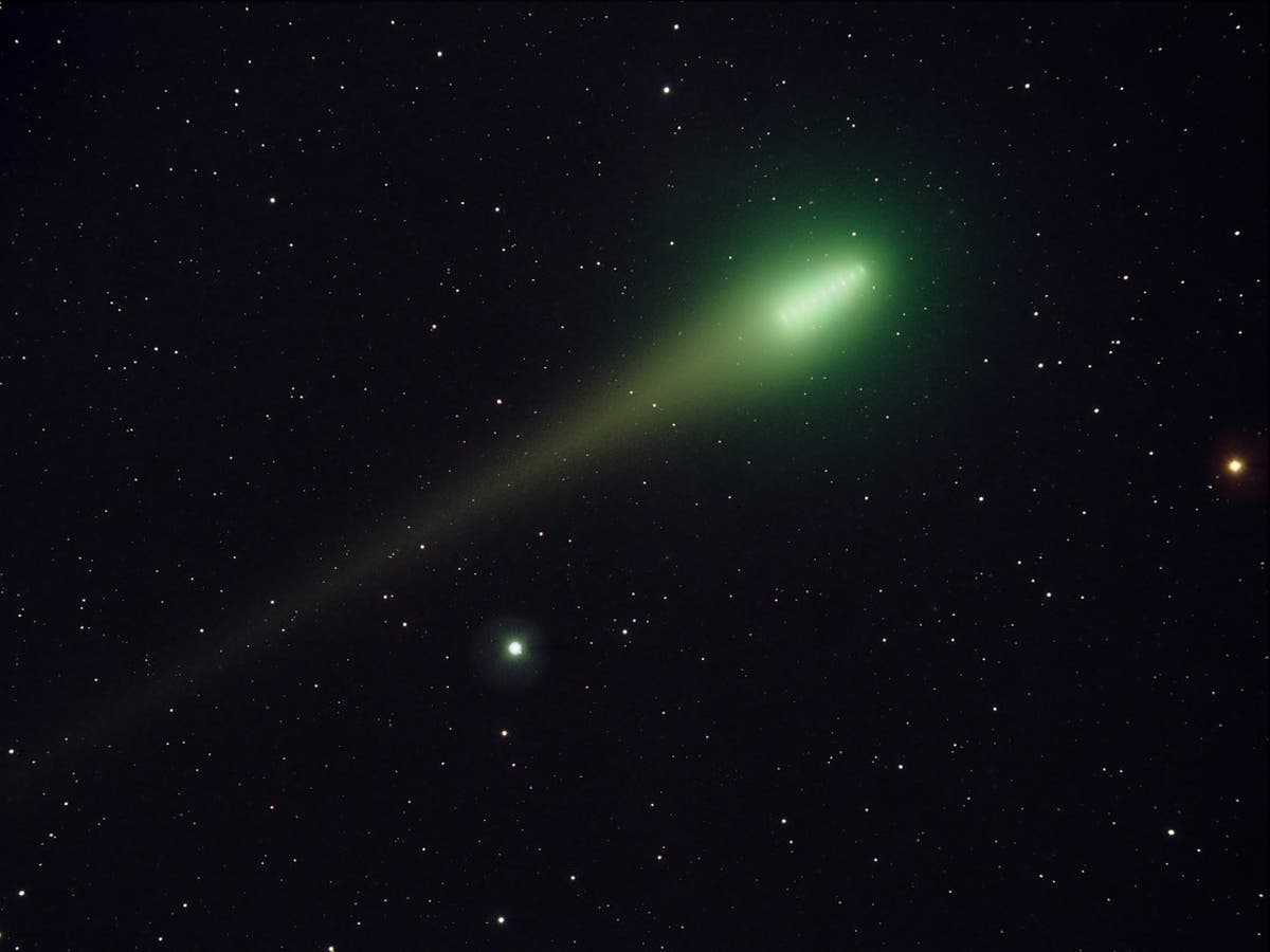 The 'Green Comet' is now visible from Earth for the first time in